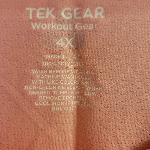 Tek gear 4X tie-dye pink tank top dri-fit. - Picture 2 of 2